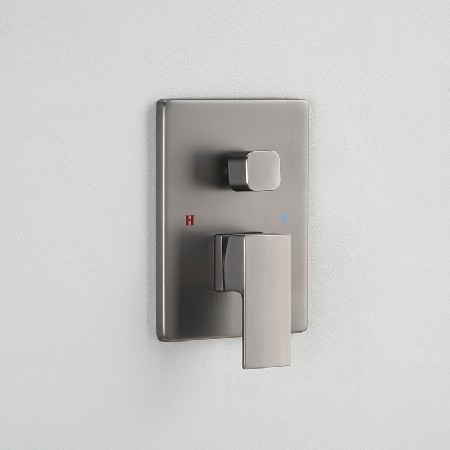 Cross border foreign trade concealed shower head set gun gray wall embedded hotel homestay hidden wall buried household use