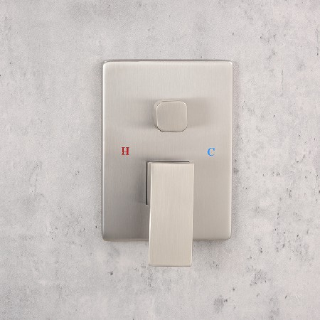 Cross border three function concealed showerhead pre embedded box set, wall mounted showerhead, minimalist apartment concealed showerhead