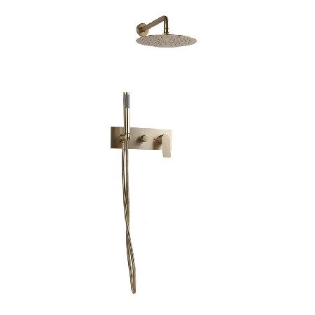 Dual function concealed showerhead, all copper showerhead set, hidden showerhead, pressurized showerhead, engineering bathroom wholesale