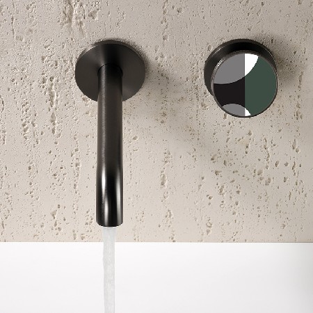 Cross border exclusive hotel concealed all copper washbasin faucet, wall mounted homestay washbasin faucet, customized according to pictures