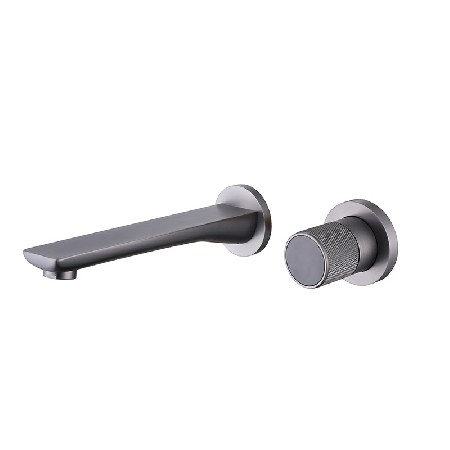 Household Simple Light Luxury Pre embedded Box Concealed Digital Display Basin Faucet Bathroom Full Copper Concealed Faucet Wholesale