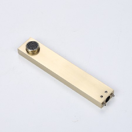 Homestay hidden basin faucet brushed gold hot and cold mixed water faucet bathroom pre embedded concealed faucet wholesale