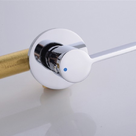 Cross border exclusive copper hot and cold concealed basin faucet hidden in the wall concealed bathroom basin pre embedded faucet