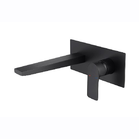 Cross border exclusive concealed wall mounted washbasin faucet, European style buried wall concealed bathroom hot and cold washbasin faucet