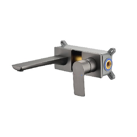 Manufacturer&s direct supply concealed basin faucet, wall mounted hot and cold concealed buried wall bathroom cabinet, hotel project