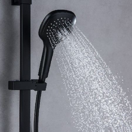 Pre embedded concealed showerhead for household bathroom and bathroom, embedded constant temperature exposed hot and cold showerhead set wholesale