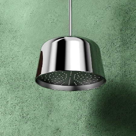 Bathroom concealed wall mounted showerhead, home bathroom, hotel engineering, hot and cold pressurized ceiling showerhead set
