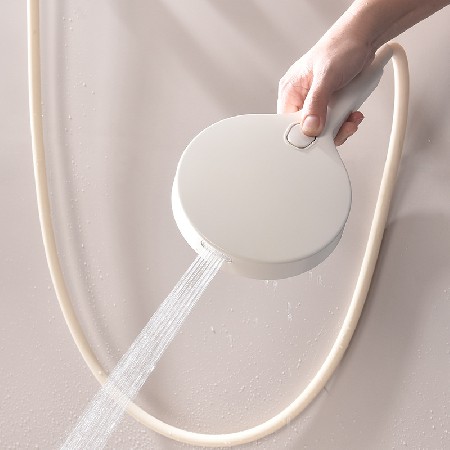 Circular concealed showerhead wall mounted showerhead, hotel guesthouse bathroom hot and cold mixing valve showerhead set