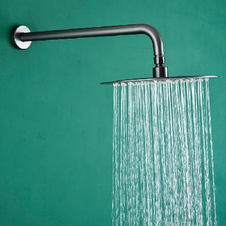 Concealed shower head set, wall mounted embedded box, hotel bathroom, bathroom ceiling, dual handle hot and cold shower heads