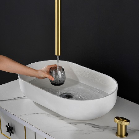 Toilet European style ceiling, basin, hot and cold faucet, bathroom basin, washbasin, household washbasin, hot and cold faucet