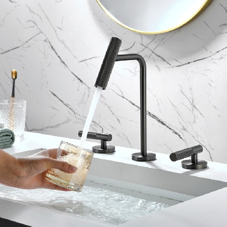 Bathroom basin faucet with dual control of hot and cold, bathroom washbasin and sink, household hotel engineering universal faucet