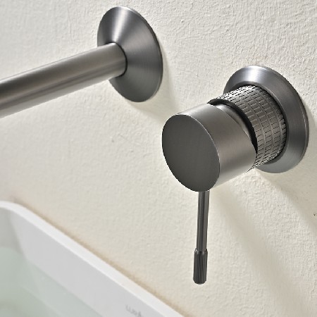 Bathroom cabinet copper faucet, hot and cold basin faucet, bathroom washbasin, wash basin ins, air cold and hot faucet